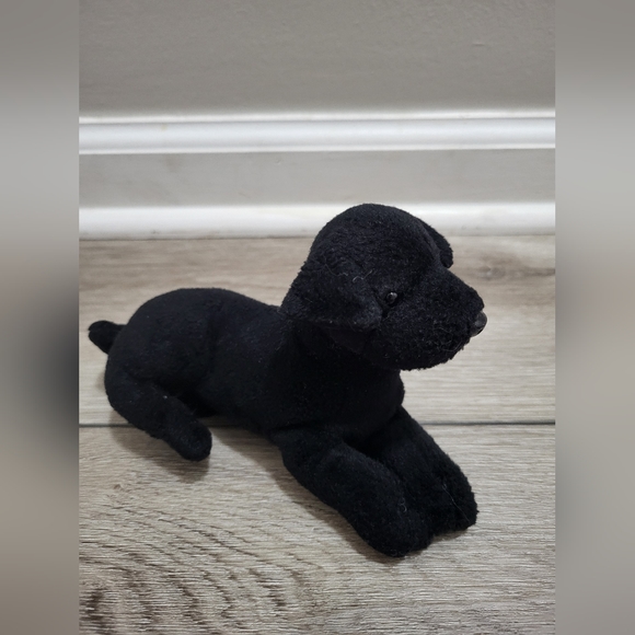 Vintage Stuffins Black Labrador Retriever Bean Bag Dog Collectible Plush Animal - Picture 7 of 8